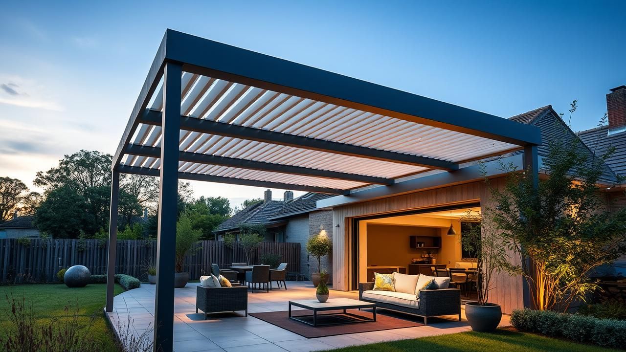 Pergola Bioclimatique Terrasse Chic Et Confortable