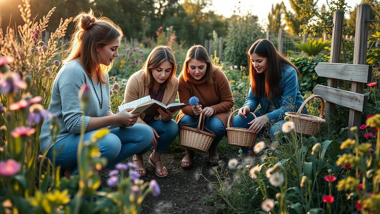 Plantes Sauvages Comestibles Omelette Jardin