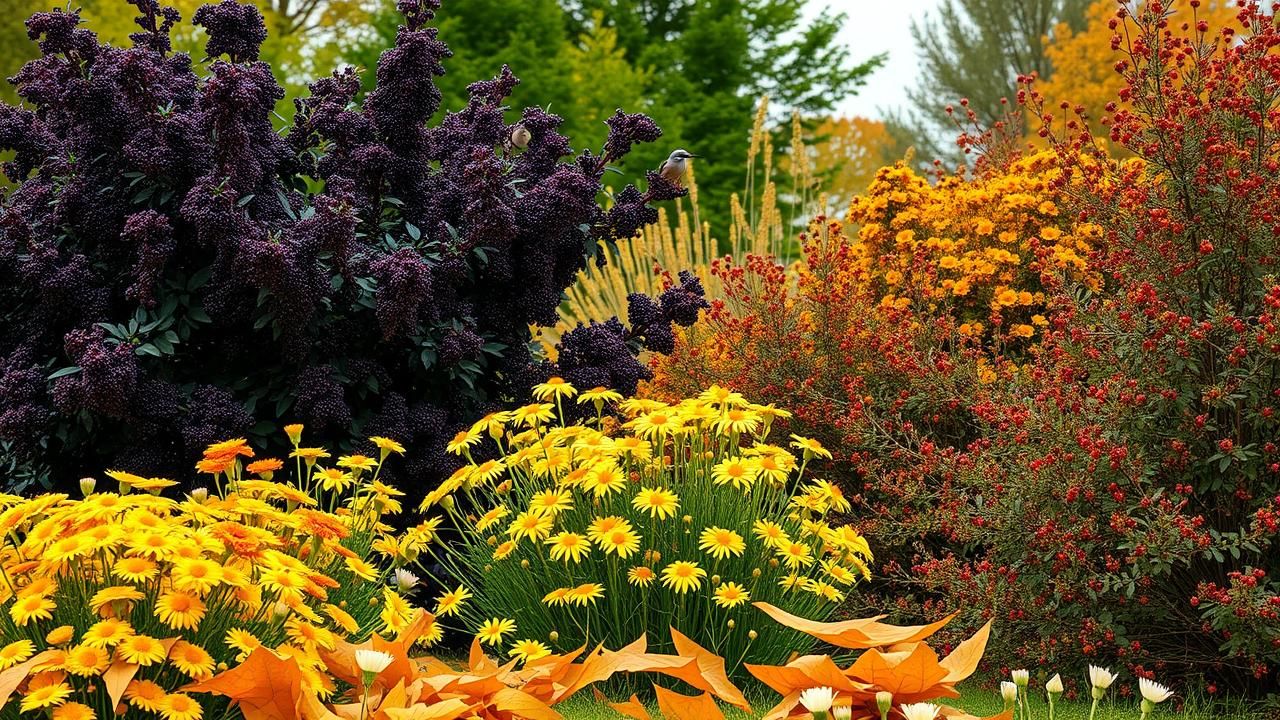 Plantes Secretes Automne Eclatant Jardin