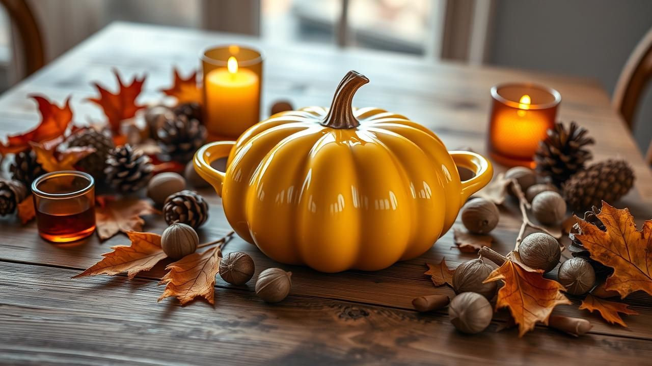 Plat Ceramique Primark Deco Automne
