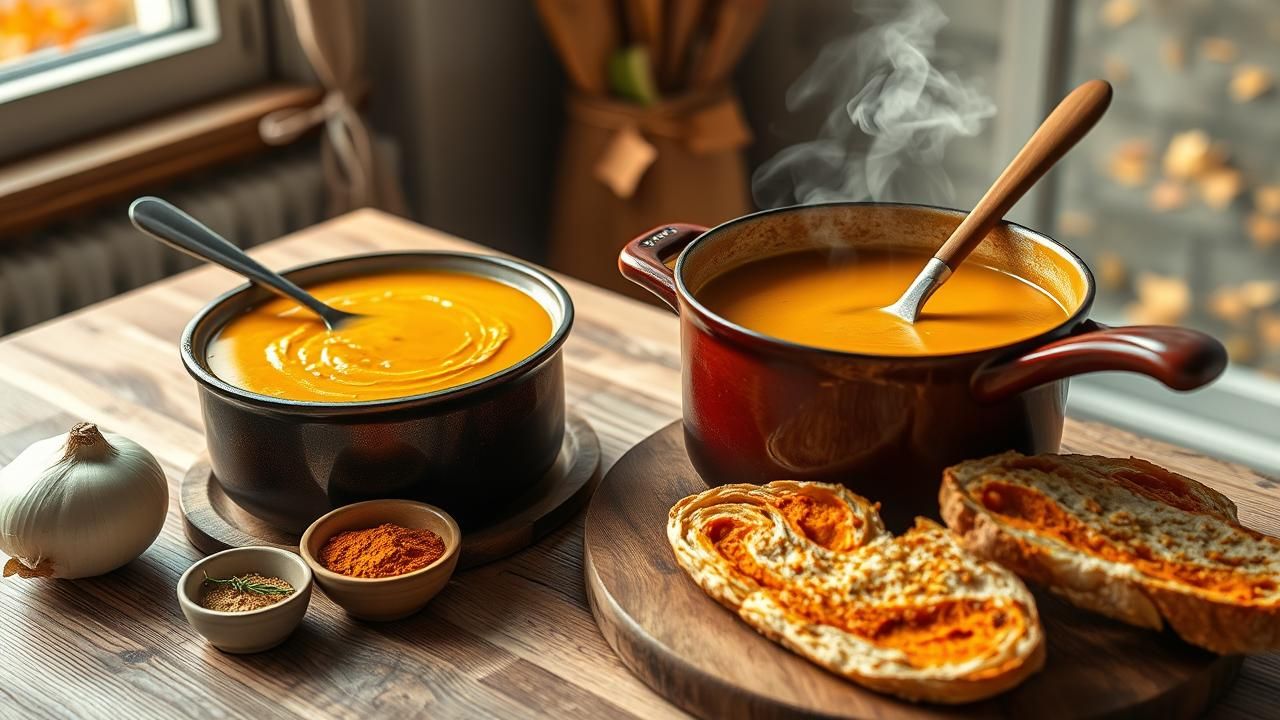 Potimarron Carottes Curry Soupe Automnale