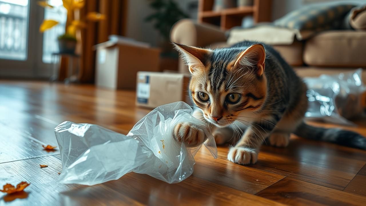Pourquoi Les Chats Raffolent Du Plastique Gestes Adopter Maison