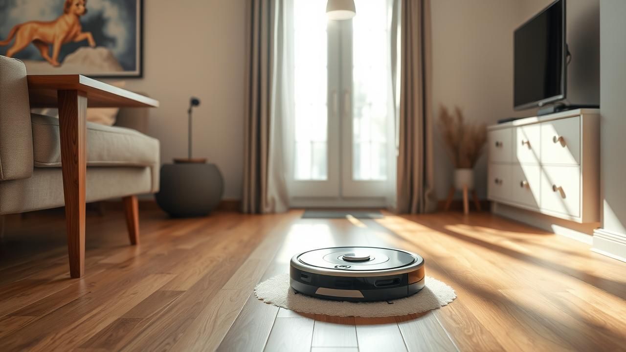 Robot Aspirateur Autonome Nettoie Lave Tout Seul