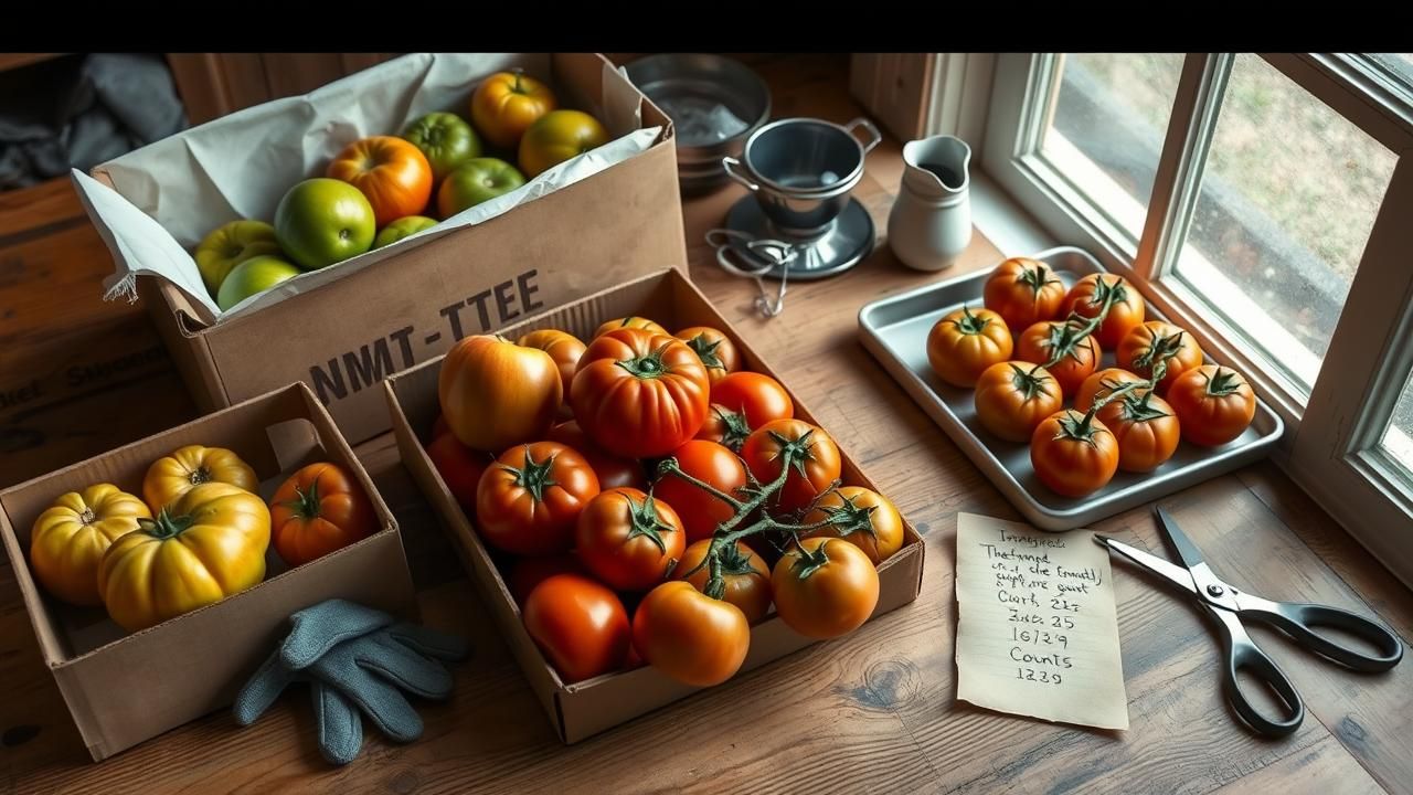 Tomates Rouges Sans Serre 3 Gestes Anciens