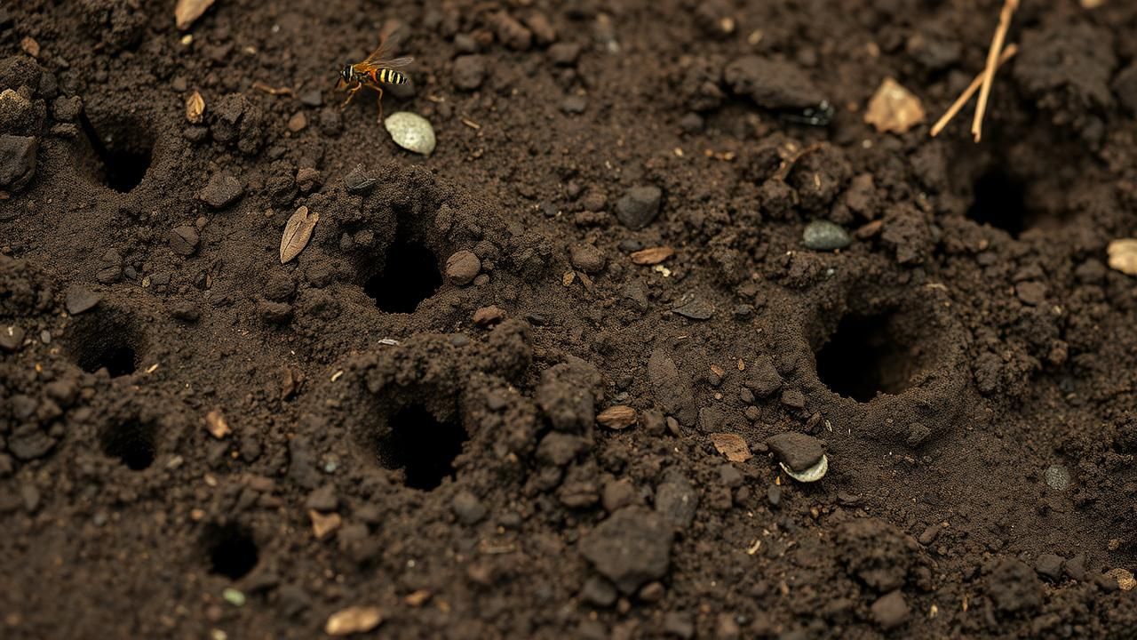 Trous Jardin Animal Insolite Cacher