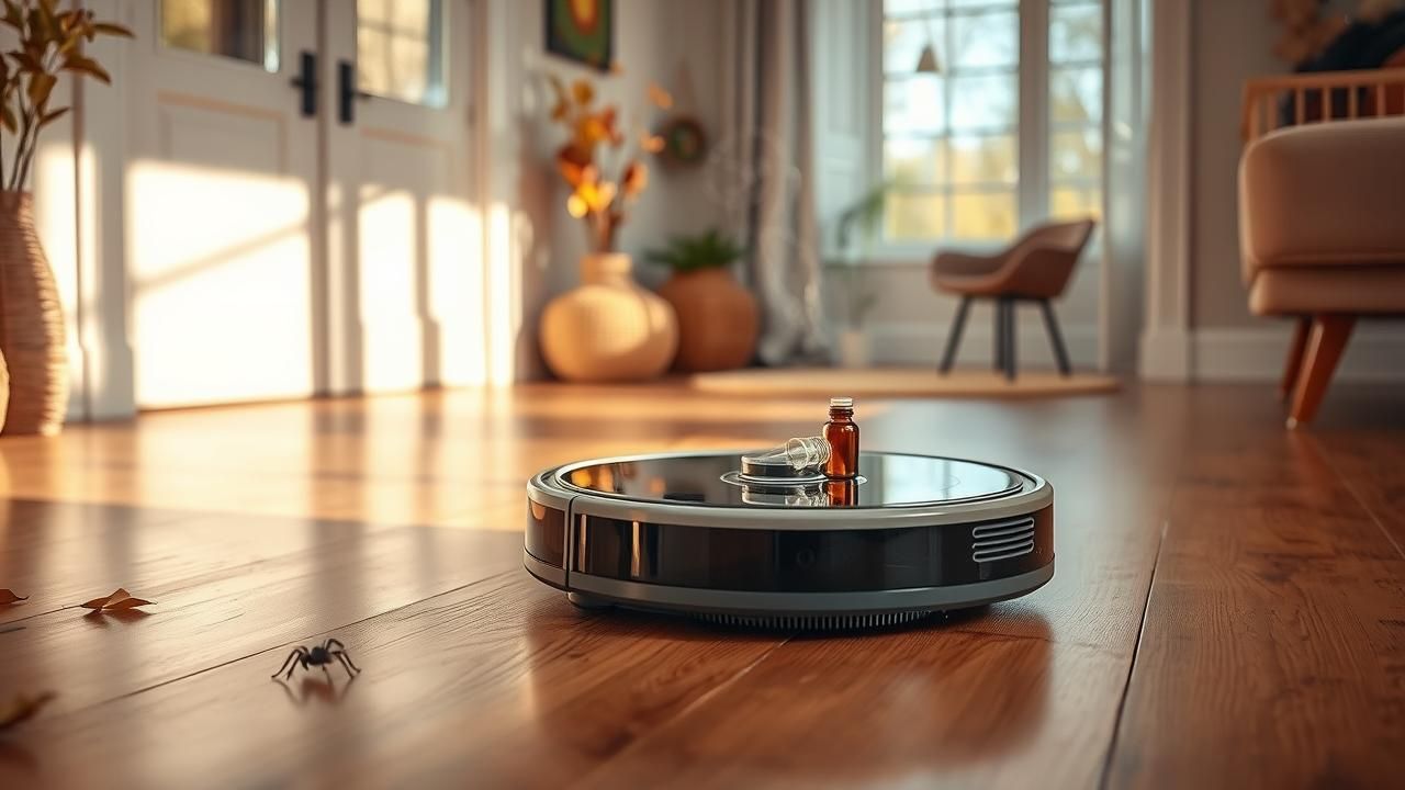 Aspirateur Robot Detecte Araignees Maison