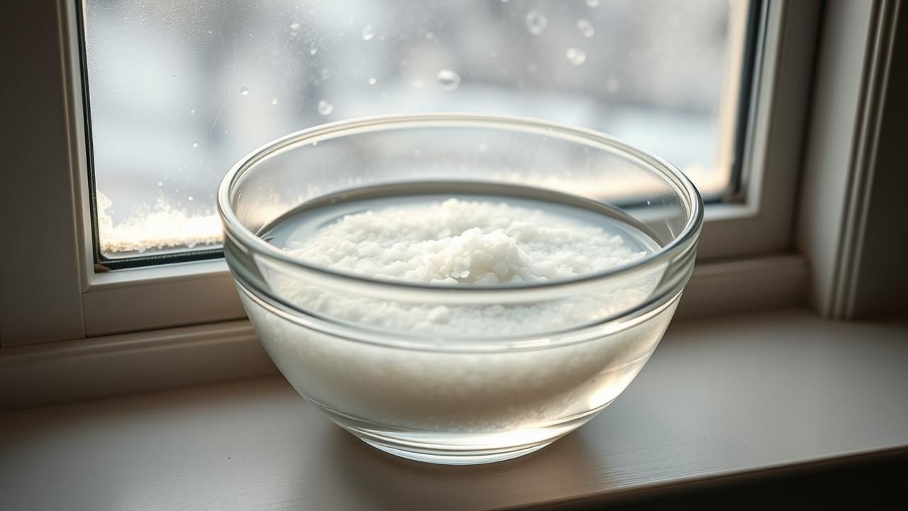 Bol Eau Salee Fenetre Hiver