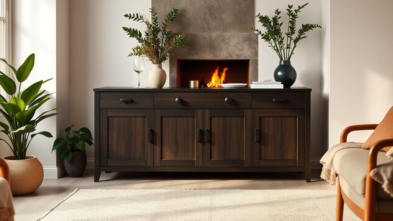 Buffet 4 Portes Bois Promo Conforama 239 Euros