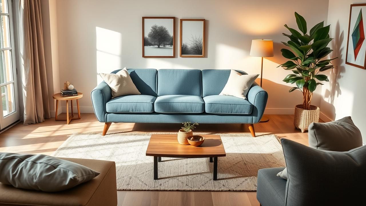 Canape 3 Places Stylé Et Confortable En Promo