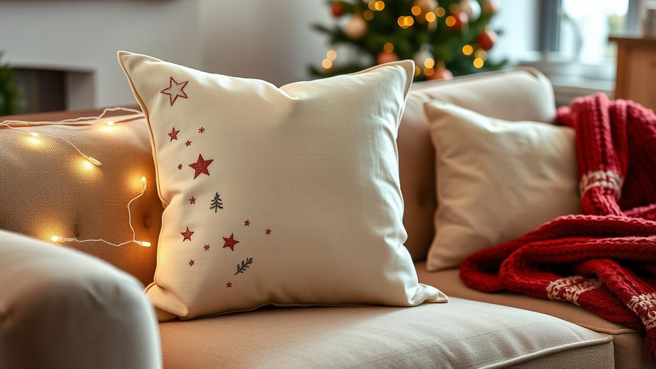 Coussin Noel Maisons Du Monde Transforme Salon