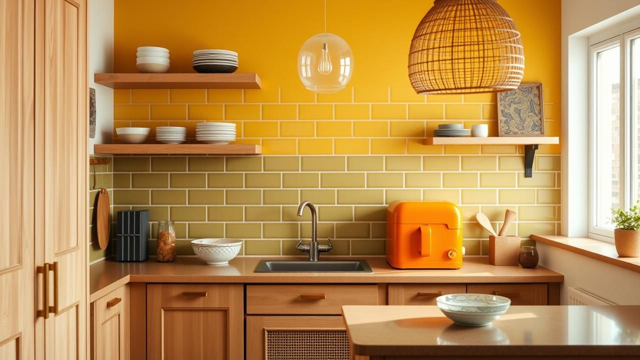 Cuisine Seventies Retro Deco