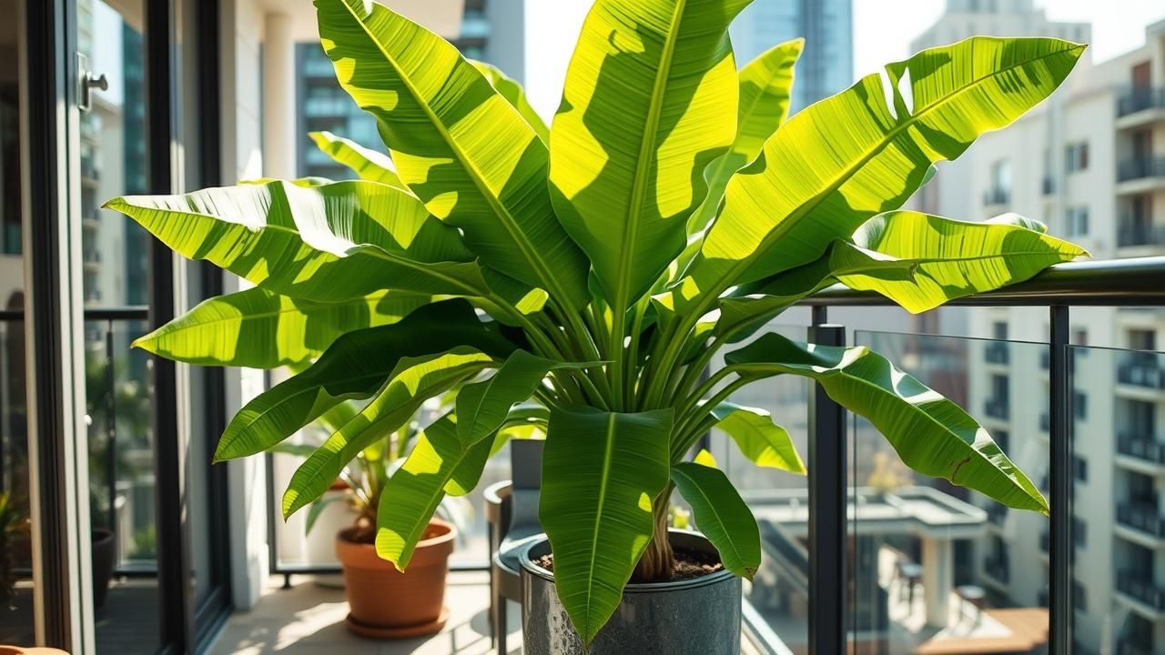 Feuilles Xxl Ambiance Tropicale Plante Exotique Pot