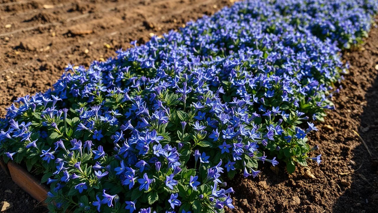Fleur Bleue Jardiniers Desespoir Rendement