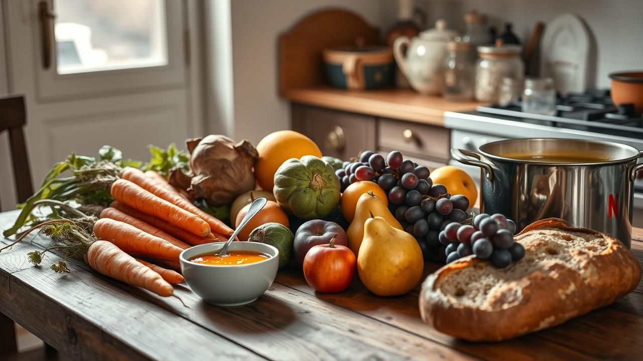 Fruits Legumes Novembre Repas Savoureux Saison