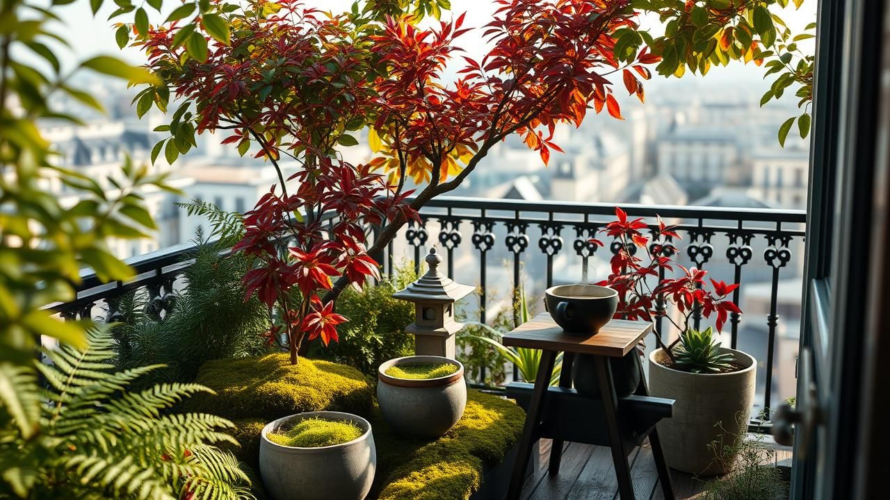 Japonais Optimisent Petits Balcon Demenage