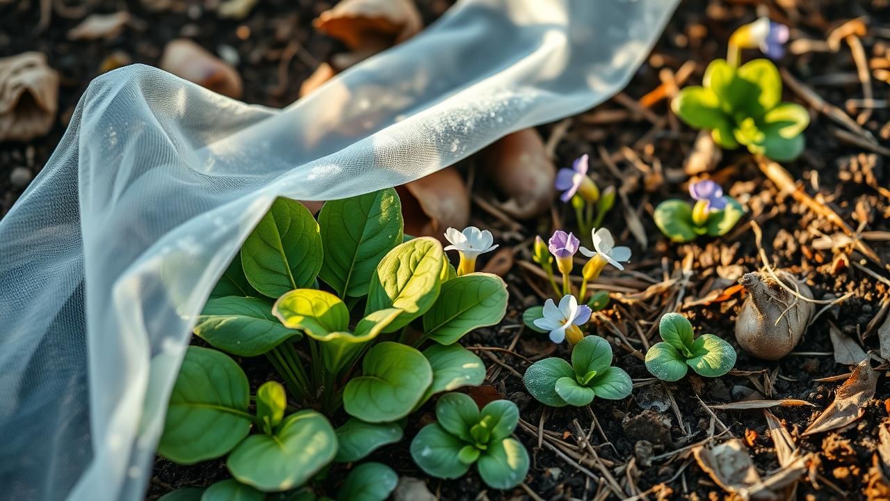 Jardin Printemps Plantes Froides