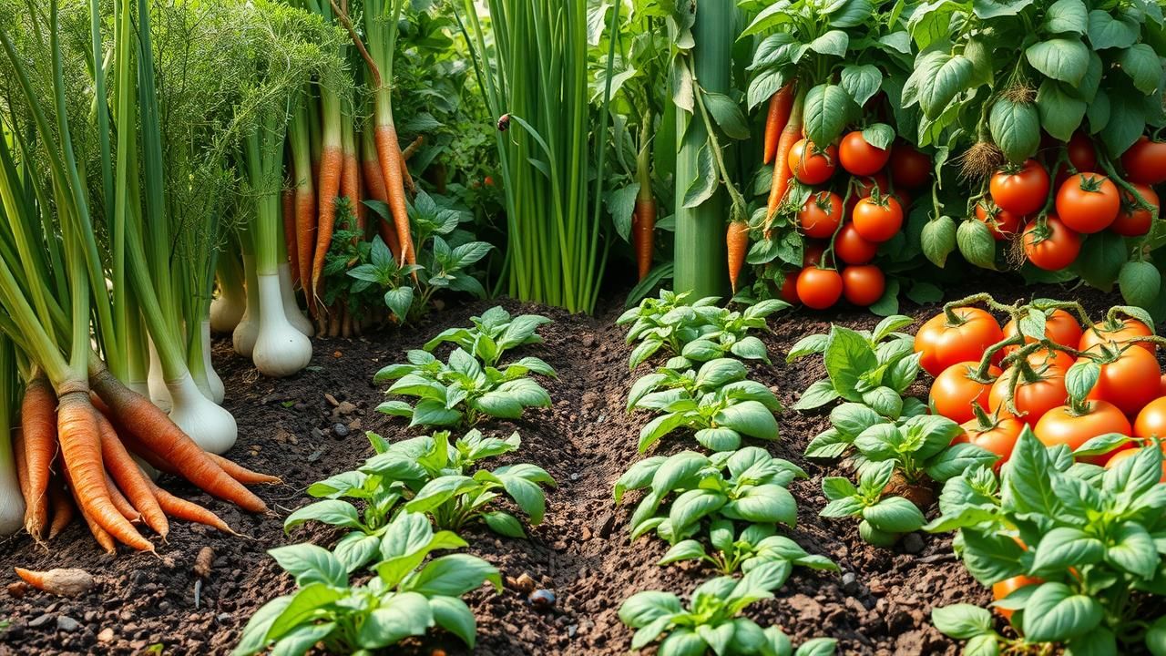 Legumes Enemis Poussent Mieux Ensemble