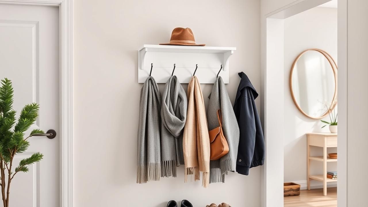 Manteau En Moins Etagera Porte Manteaux 7 Euros Bm