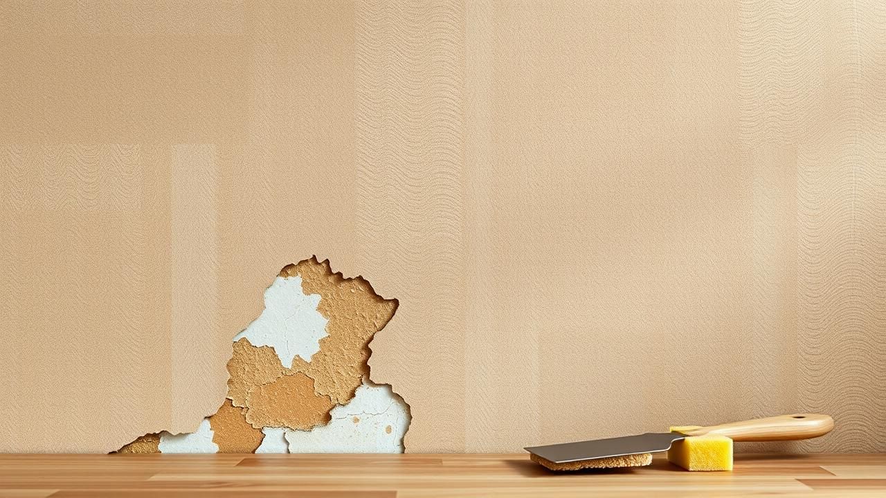 Mur Abime Regenere Avant Papier Peint