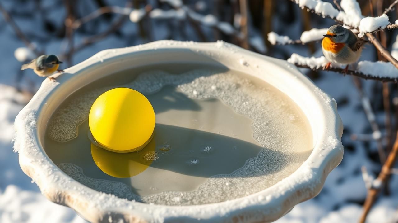 Objet Insolite Sauve Oiseaux Froid Hiver