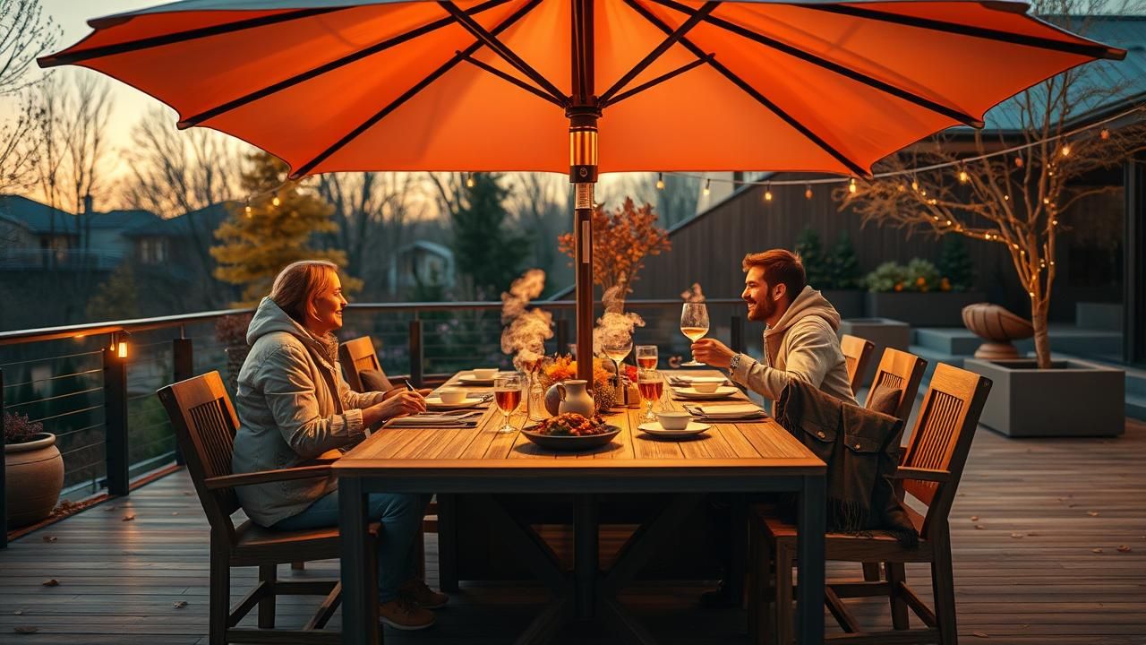 Parasol Chauffant 134 Euros Hiver 2024