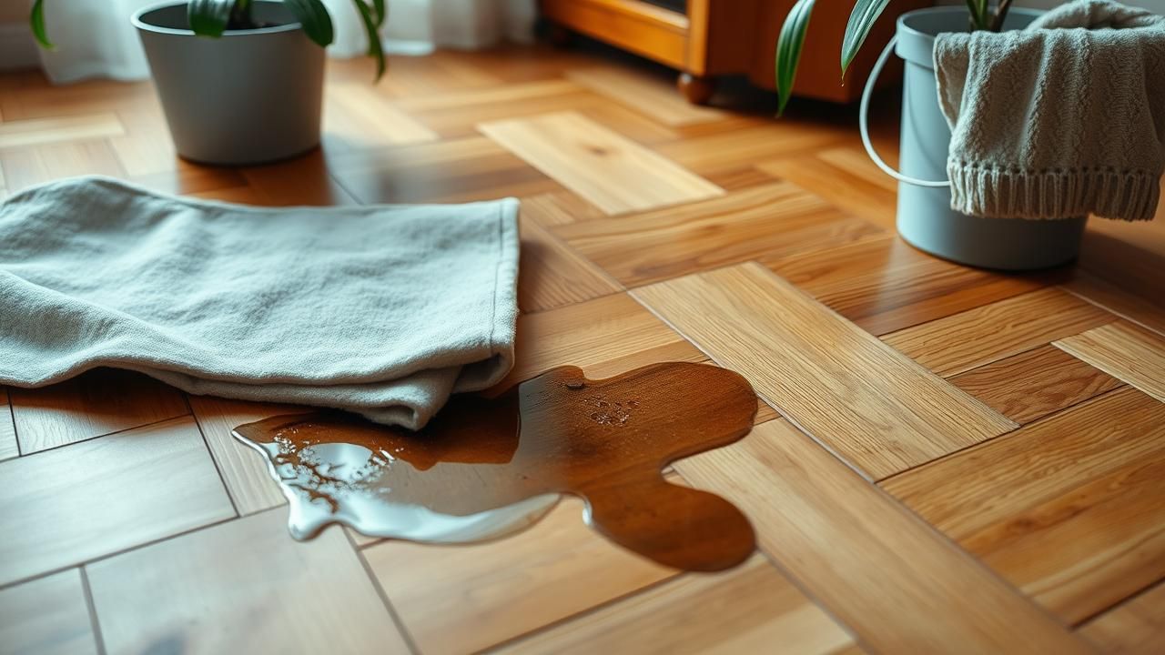 Parquet Abime Eau Redonnez Lui Vie Facilement