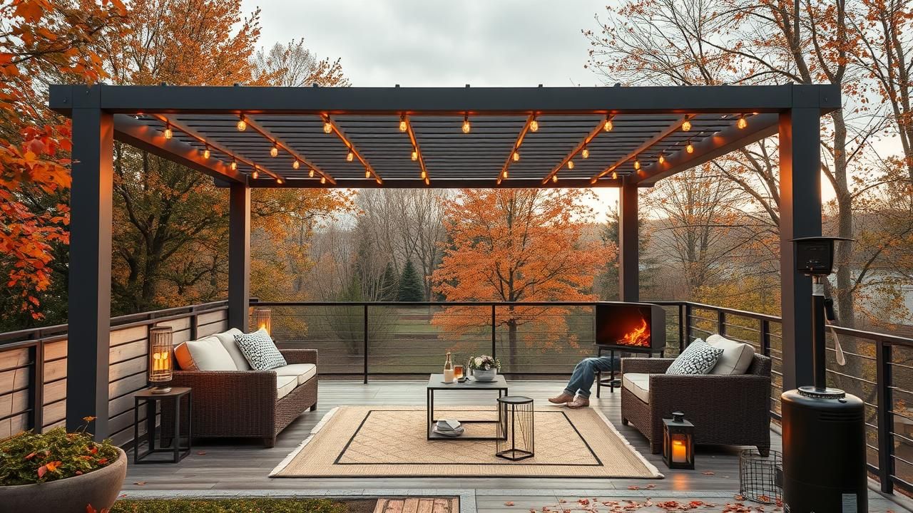 Pergola Bioclimatique 499 Euros Leroy Merlin Automne