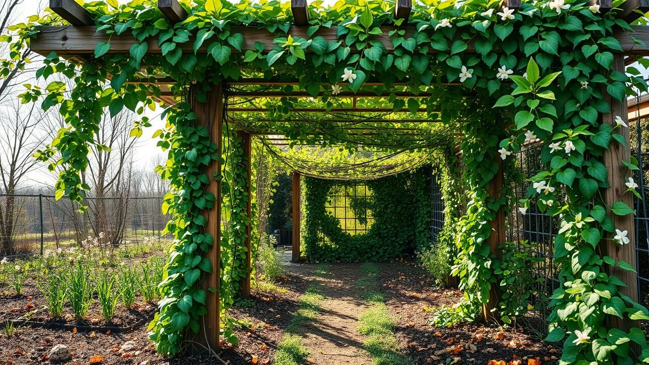 Pergola Vegetale Sans Travaux Resultat Bluquant