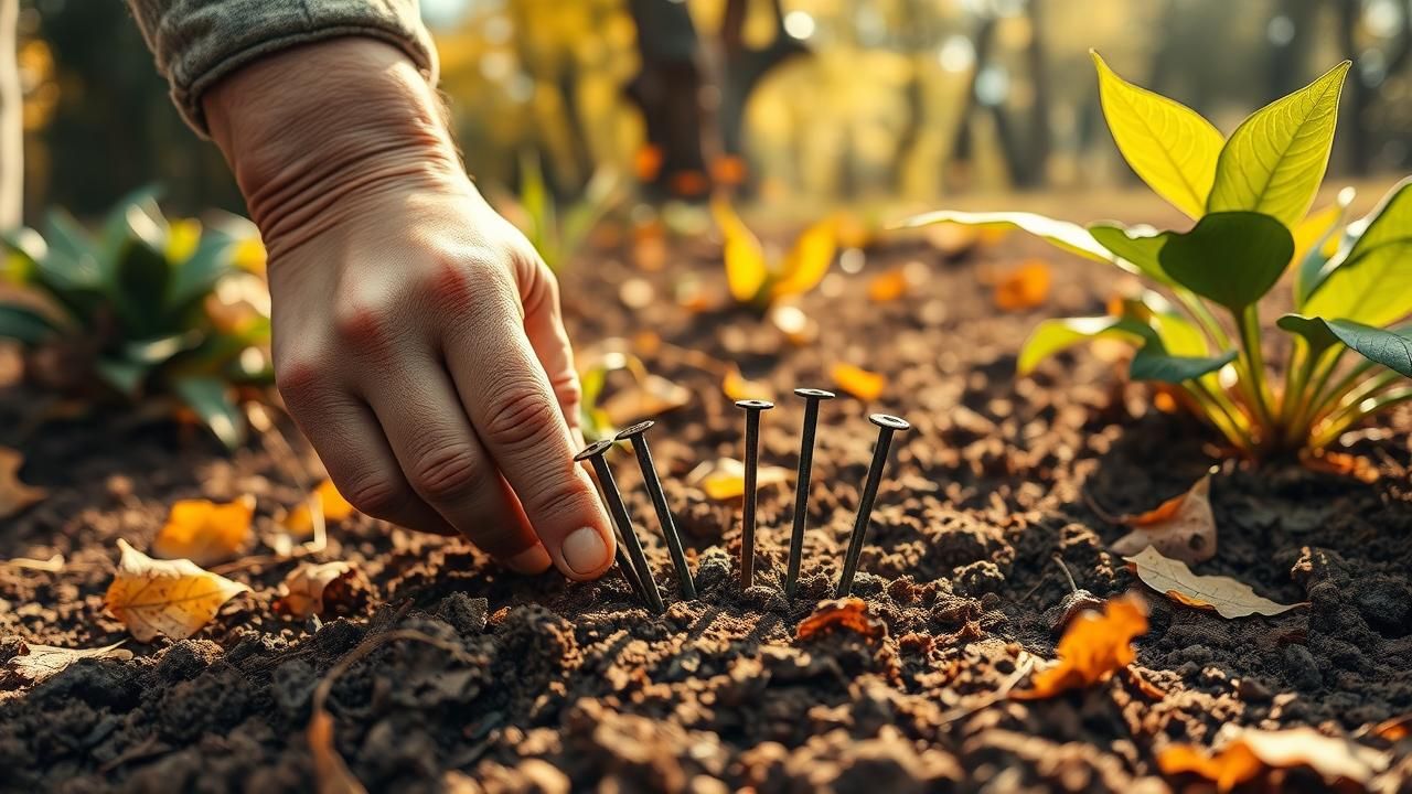 Pourquoi Mon Voisin Enterrait Des Clous Rouilles Et Le Resultat Surprenant