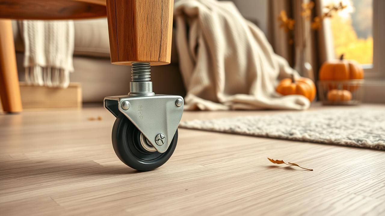 Roue Pivotante Frein Moins 2 Euros Renovation Meubles