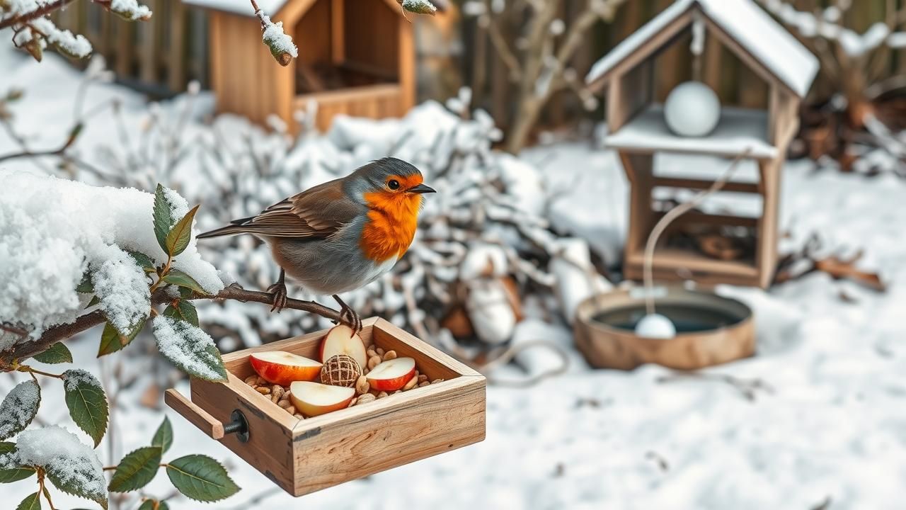 Sauver Les Rouges Gorges Hiver Froid