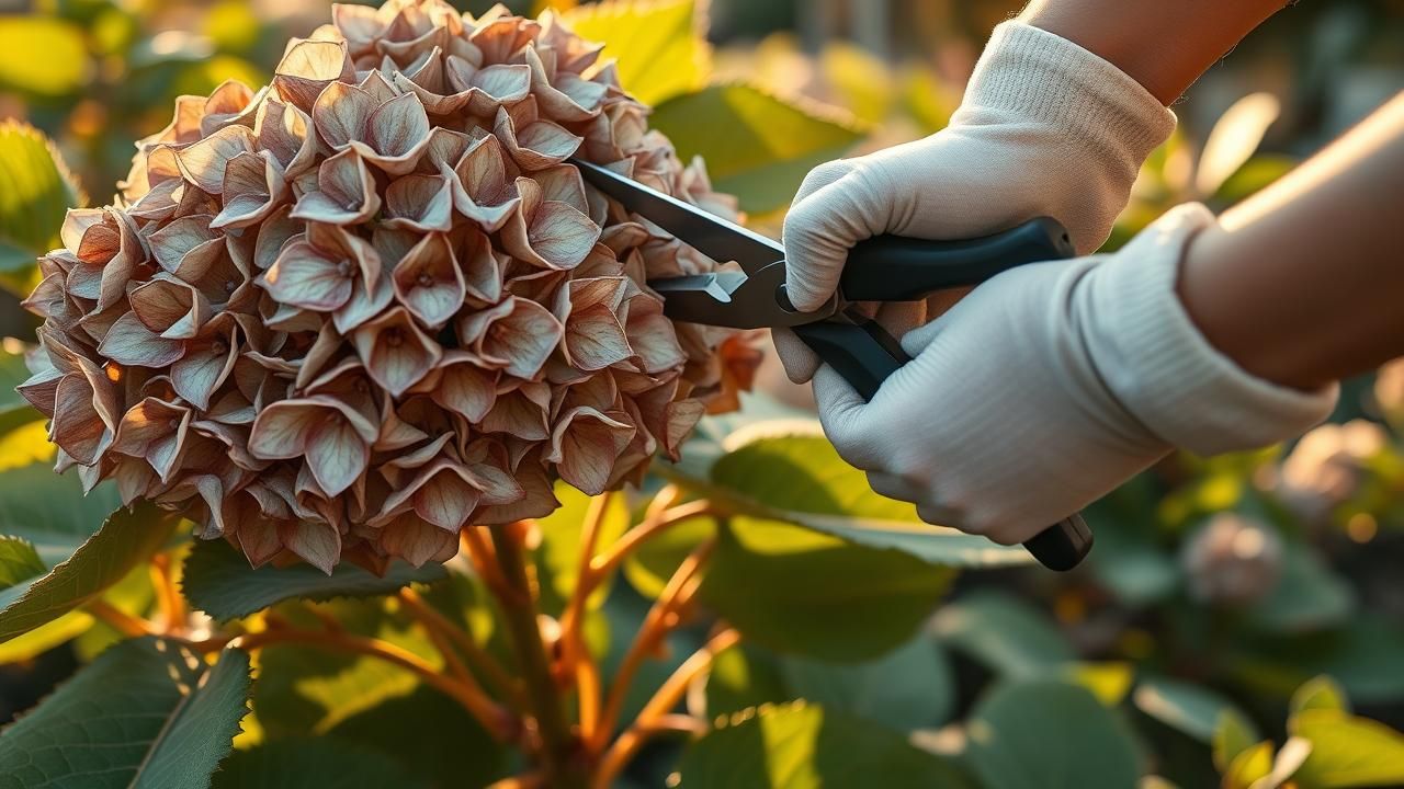 Taille Hortensias Novembre Fleurs Annuelles