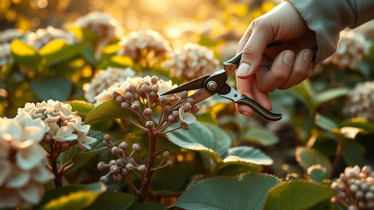 Tete Ou Tige Taille Ideale Hortensias Automne Floraison