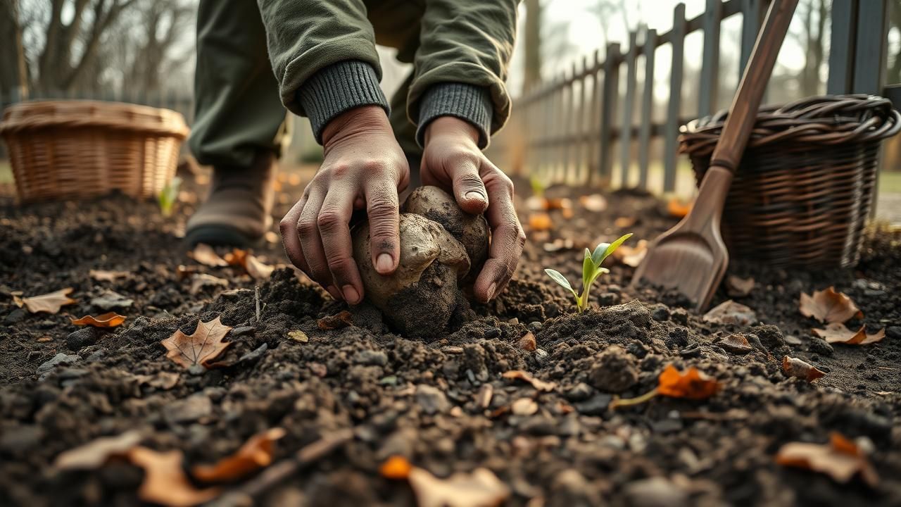 Tubercule Oublie Revient Hiver