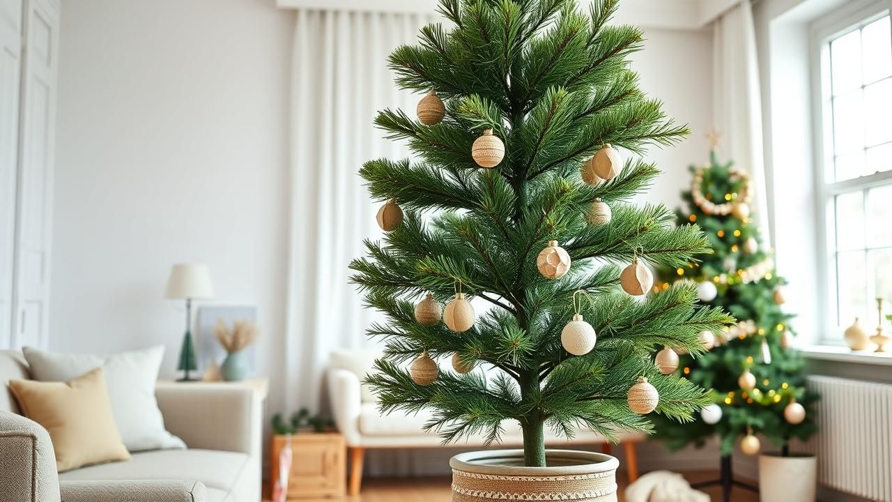 Arbre De Noel En Pot Tendance Verte France