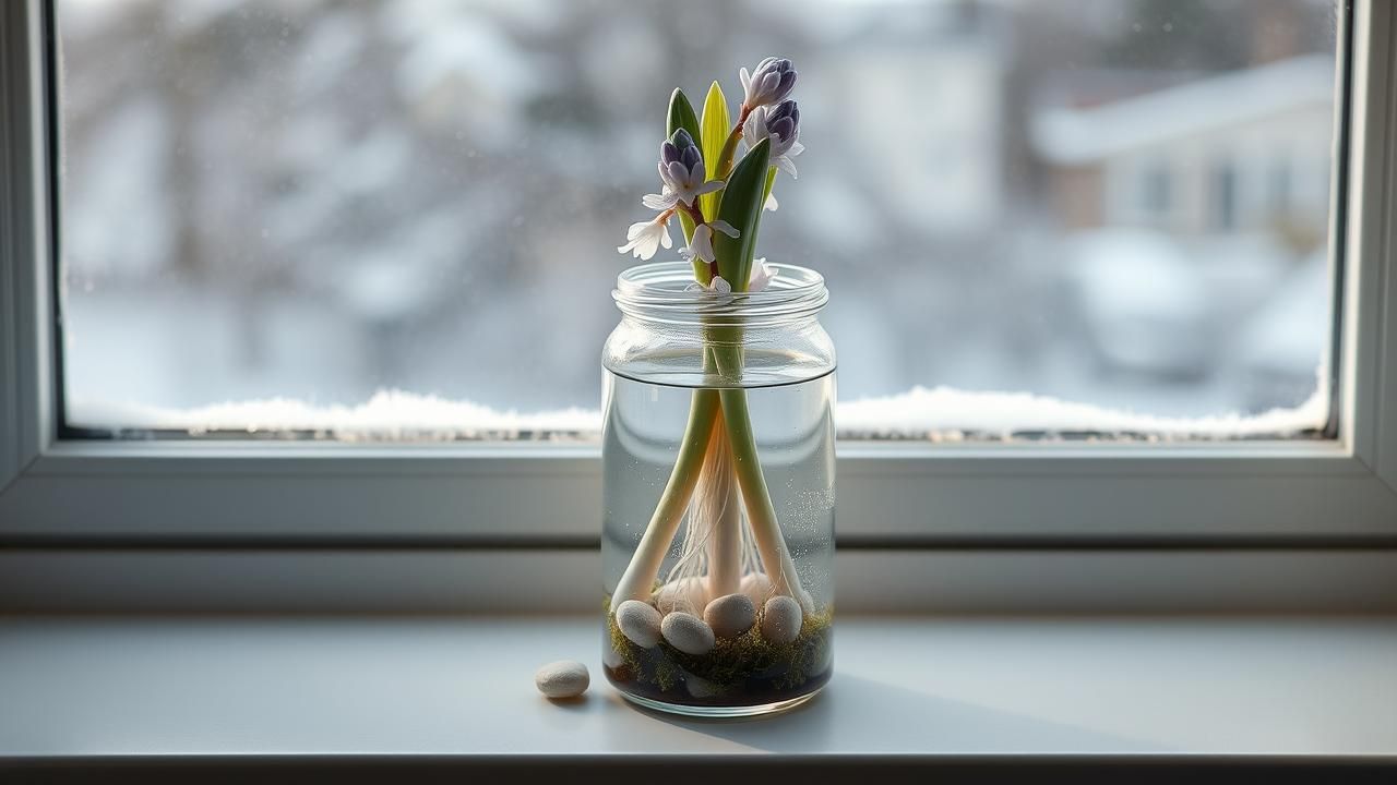 Bulbes En Lampe Methode Scandinave Avec Bocal