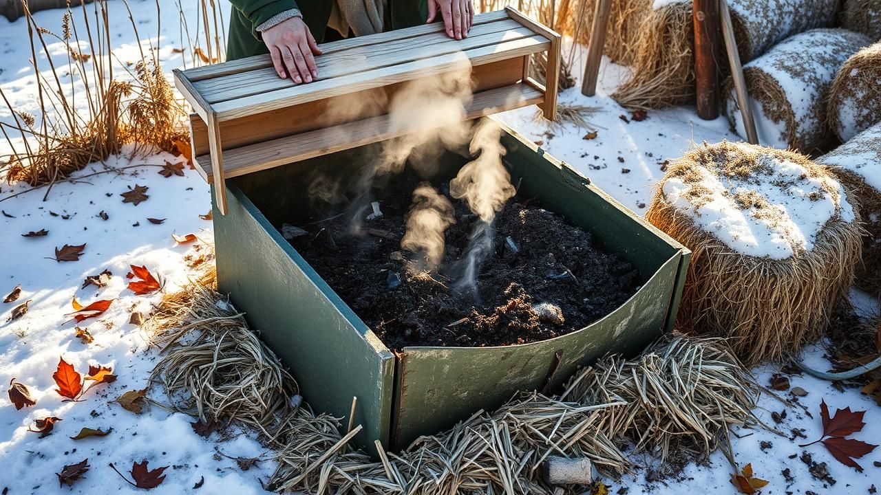 Composter En Hiver Methode Infaillible Sous La Neige