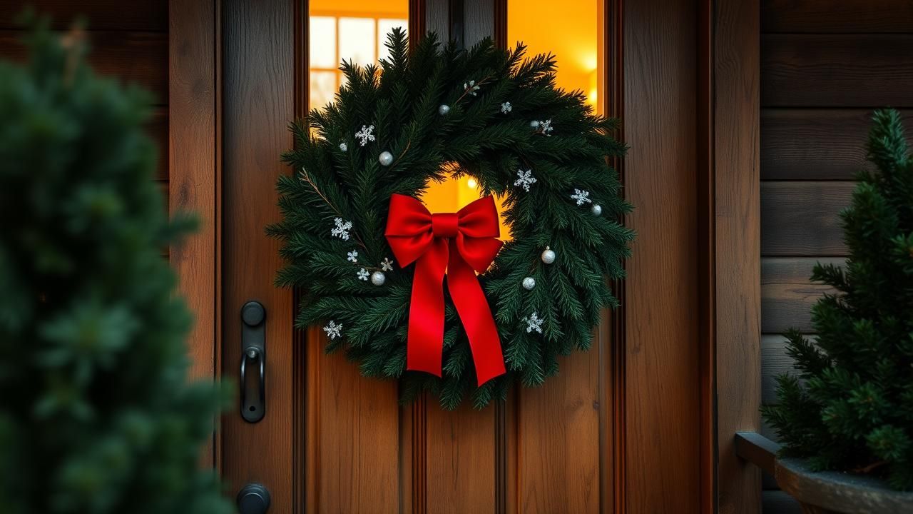 Couronne Noel 3 99 E Gifi Decoration Entree