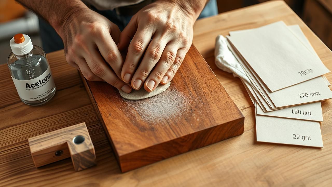 Finition Parfaite Bois Exotique Geste Infaillible