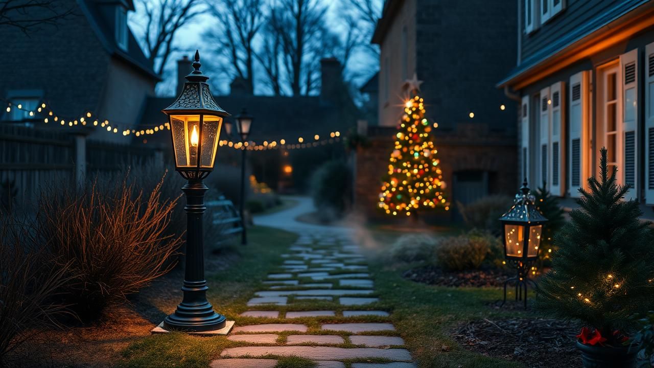 Illuminez Votre Jardin Pour Noel Avec Lampes A Moins De 14 Eur