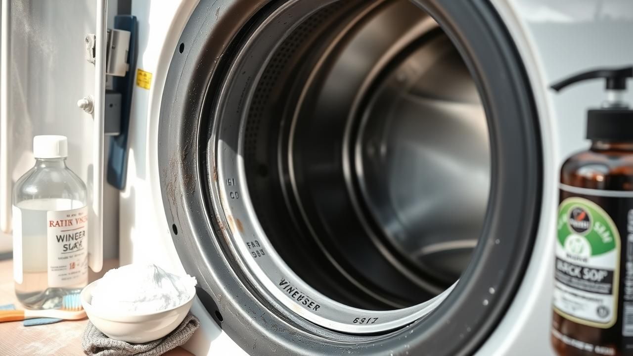 Joint Lave Linge Noir Moisissure Methode Durable