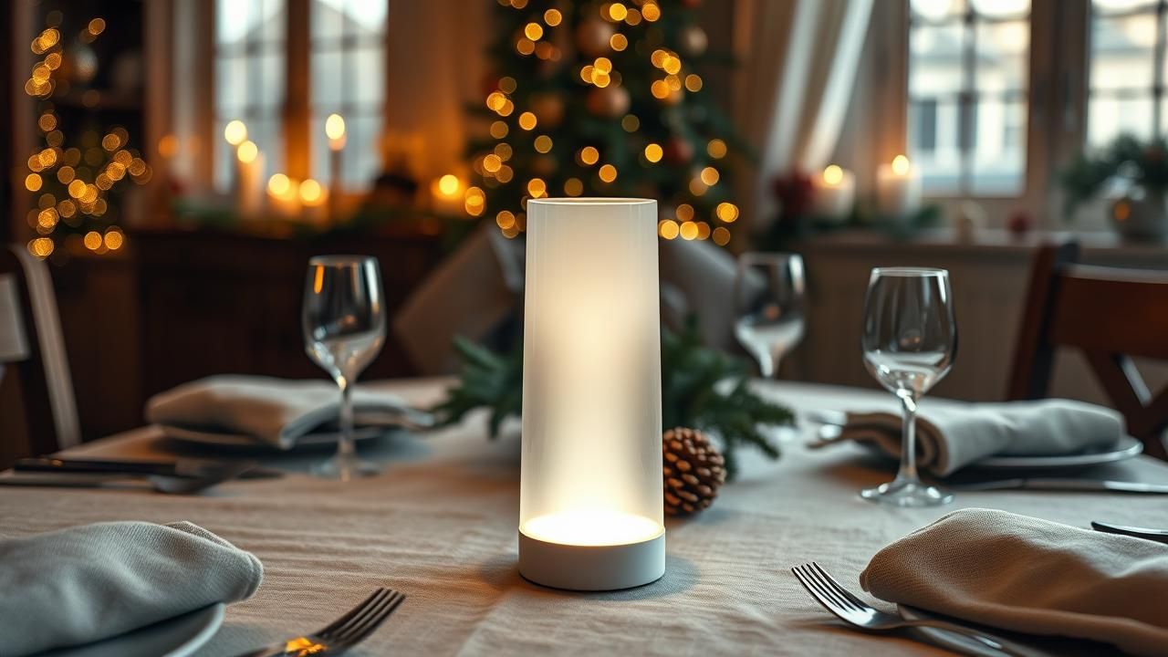 Lampe Discrete Ambiance Noel Invites Seduits
