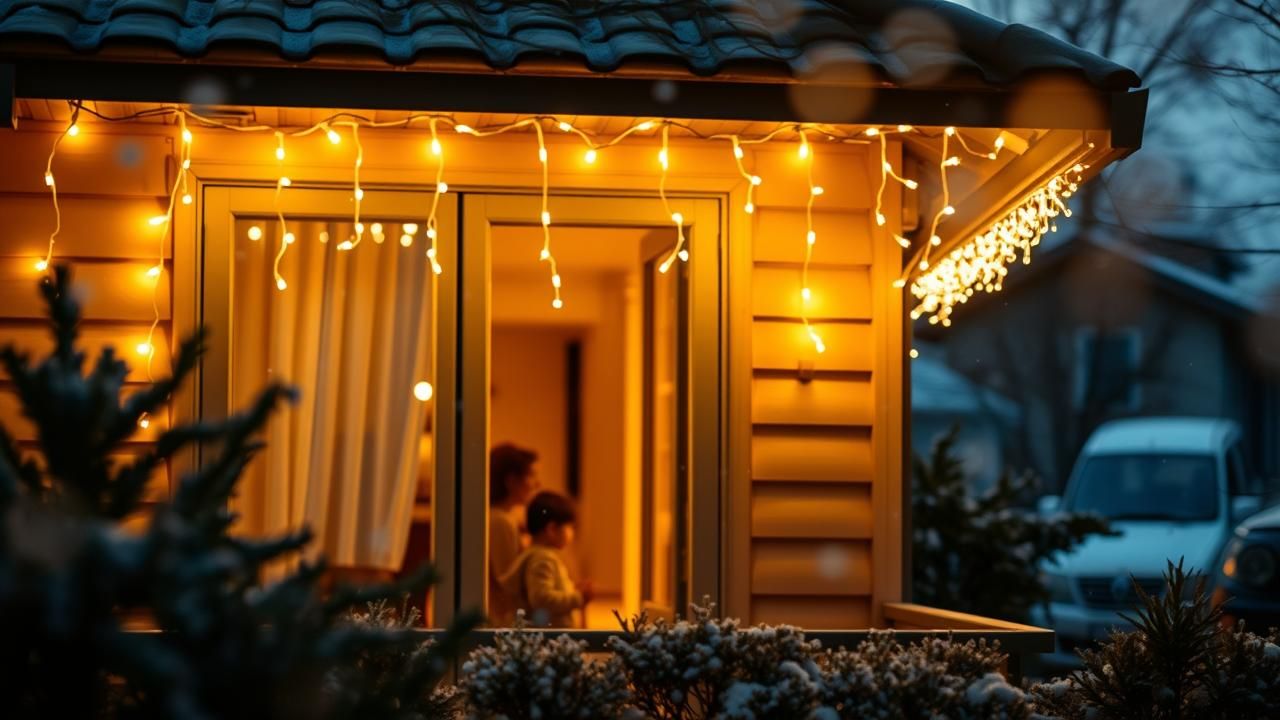 Magie Noel 9 99 E Rideau Lumineux Action