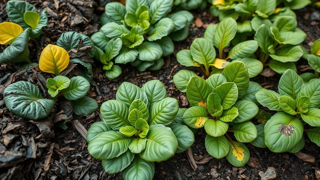 Paillage Epinards Erreur Courante Nuit Plants