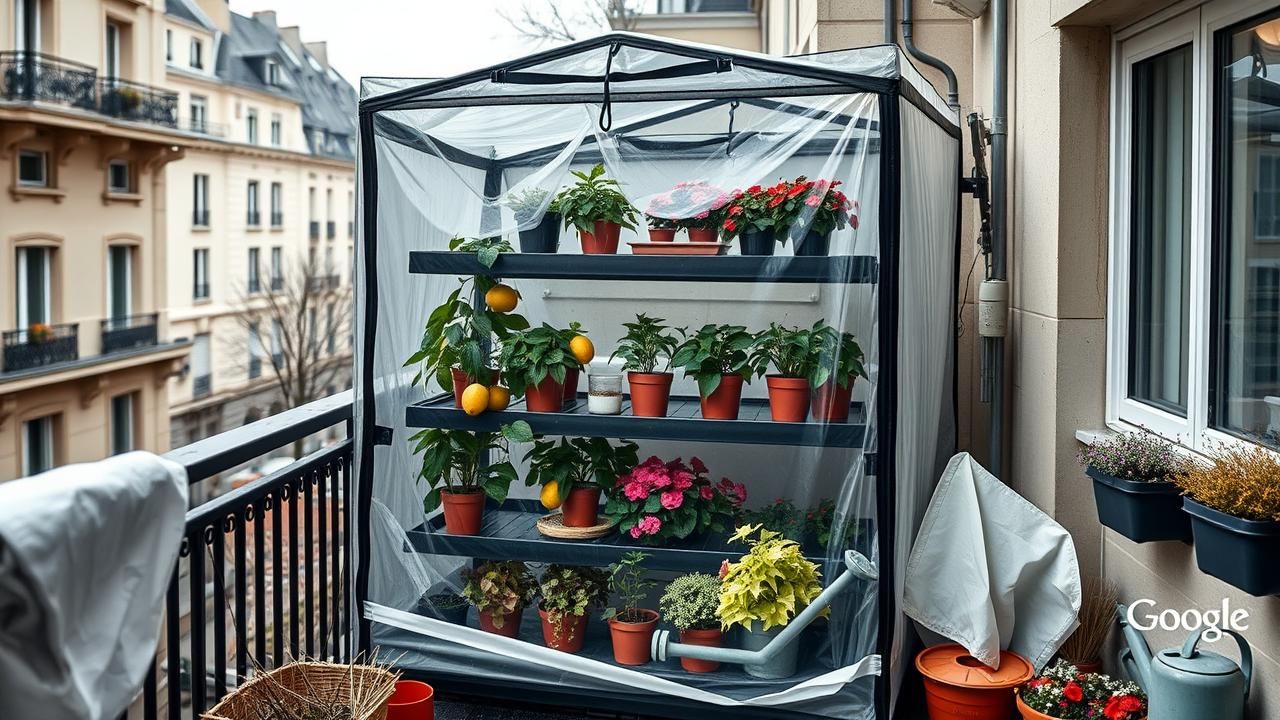 Protegez Vos Plantes Hiver Serre Botanic 44 Euros Balcon