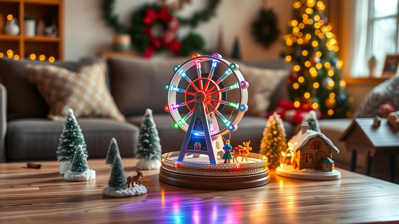 Scene De Noel Animee Moins De 20 Euros