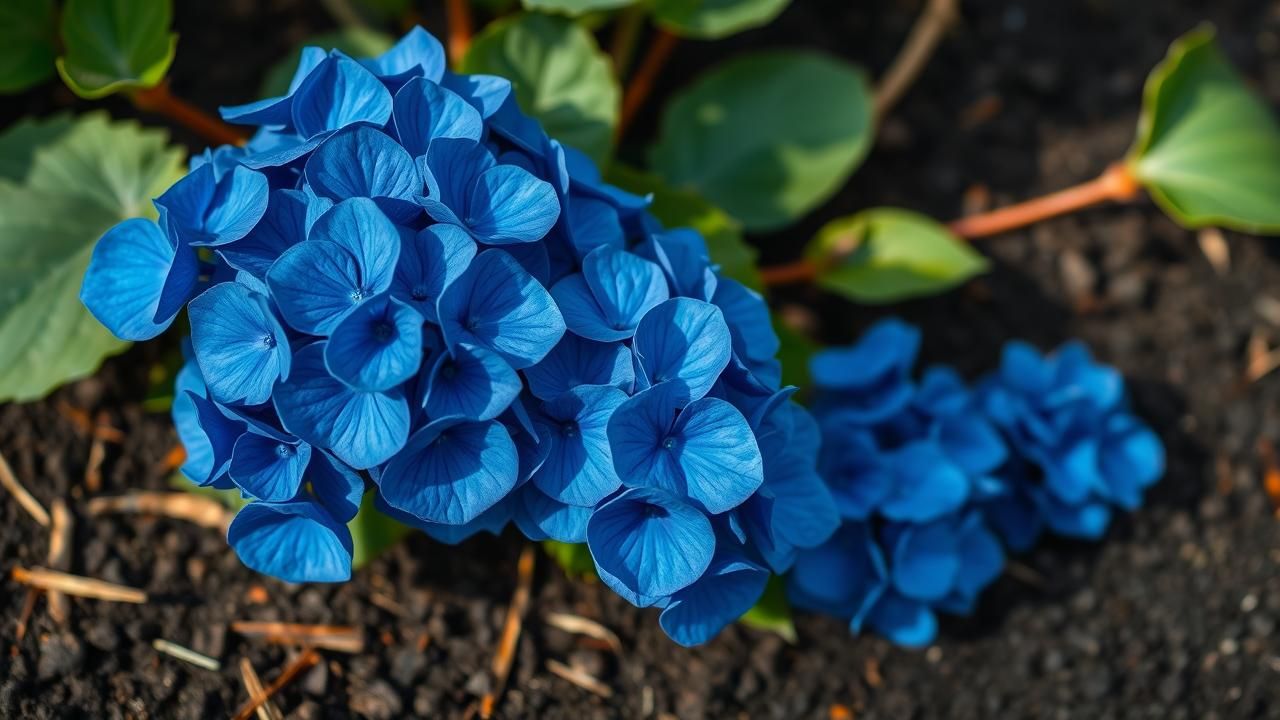 Secret Hortensias Bleu Vif Naturel Sans Chimie