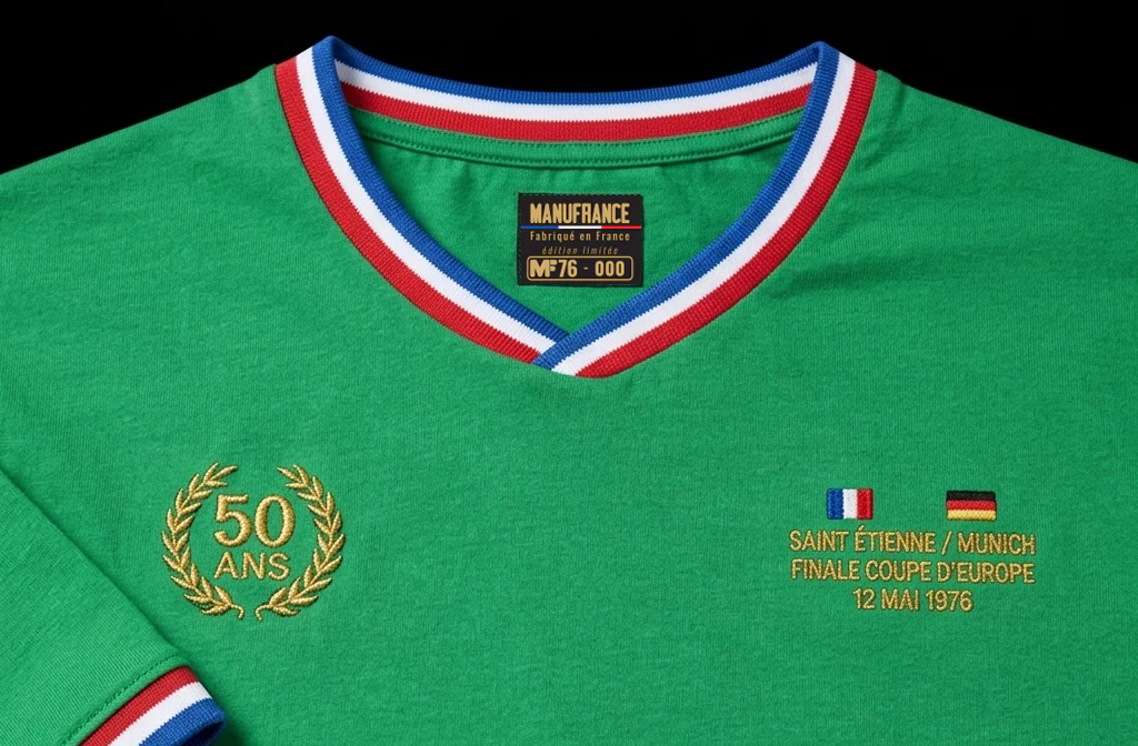 maillot saint-etienne 1976