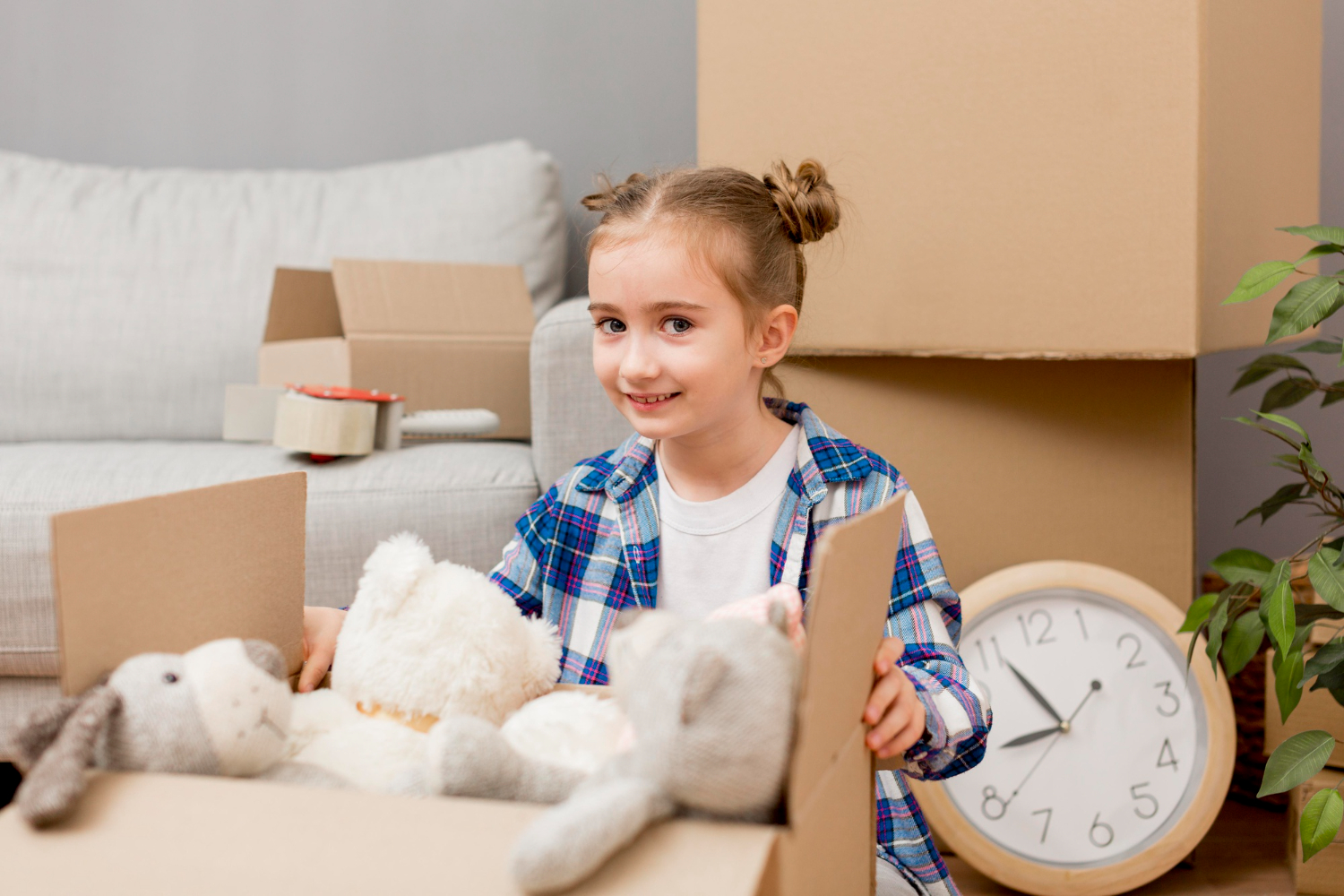 déménagement enfants